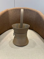 HM Mini Medor Bag Taupe Brown Epsom Calfskin 269889
