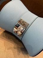 HM Mini Medor Bag Blue Sky Epsom Calfskin 269901