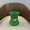 HM Mini Medor Bag Green Epsom Calfskin 269905