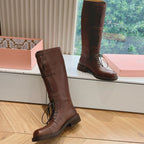 Army Boots Caramel Color Cowhide