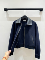 HERMES 25S CASHMERE COAT WITH SHEARLING COLLAR 251