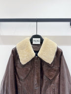 MIUMIU LEATHER JACKET STYLE 585