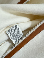 HERMES 25S CASHMERE COAT WITH SHEARLING COLLAR 253