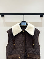 PRADA 25S SHEARLING VEST 245