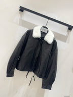 MAX MARA 25S SHEEPSKIN AND MINK FUR COAT 154
