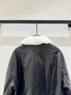 MAX MARA 25S SHEEPSKIN AND MINK FUR COAT 154