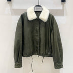 MAX MARA 25S SHEEPSKIN AND MINK FUR COAT 153