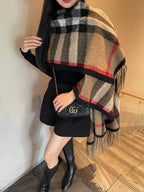 BURBERRY 25S PLAID KNIT JACKET 0030