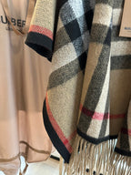 BURBERRY 25S PLAID KNIT JACKET 0030