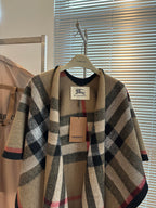 BURBERRY 25S PLAID KNIT JACKET 0030