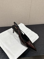 SL CHERISH SLINGBACK 75 WINE CALFSKIN