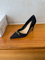 MY DD 25S HIGH HEEL 80MM IN BLACK SATIN