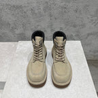 HADDOCK LACE-UP ANKLE BOOT IN KHAKI BROWN SUEDE