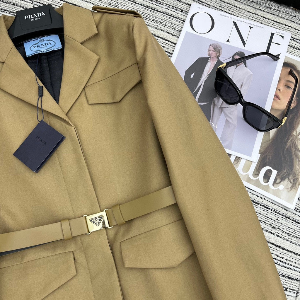 PRADA 25S LONGLINE BLAZER 349