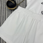PRADA 25S SHORT-SLEEVE CREW NECK SWEATSHIRT SET 352