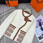 HERMES 25S KNITTED JACKET 052