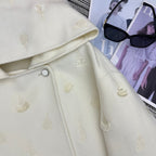 HERMES 25S REVERSIBLE SHORT CASHMERE HOODED COAT 012