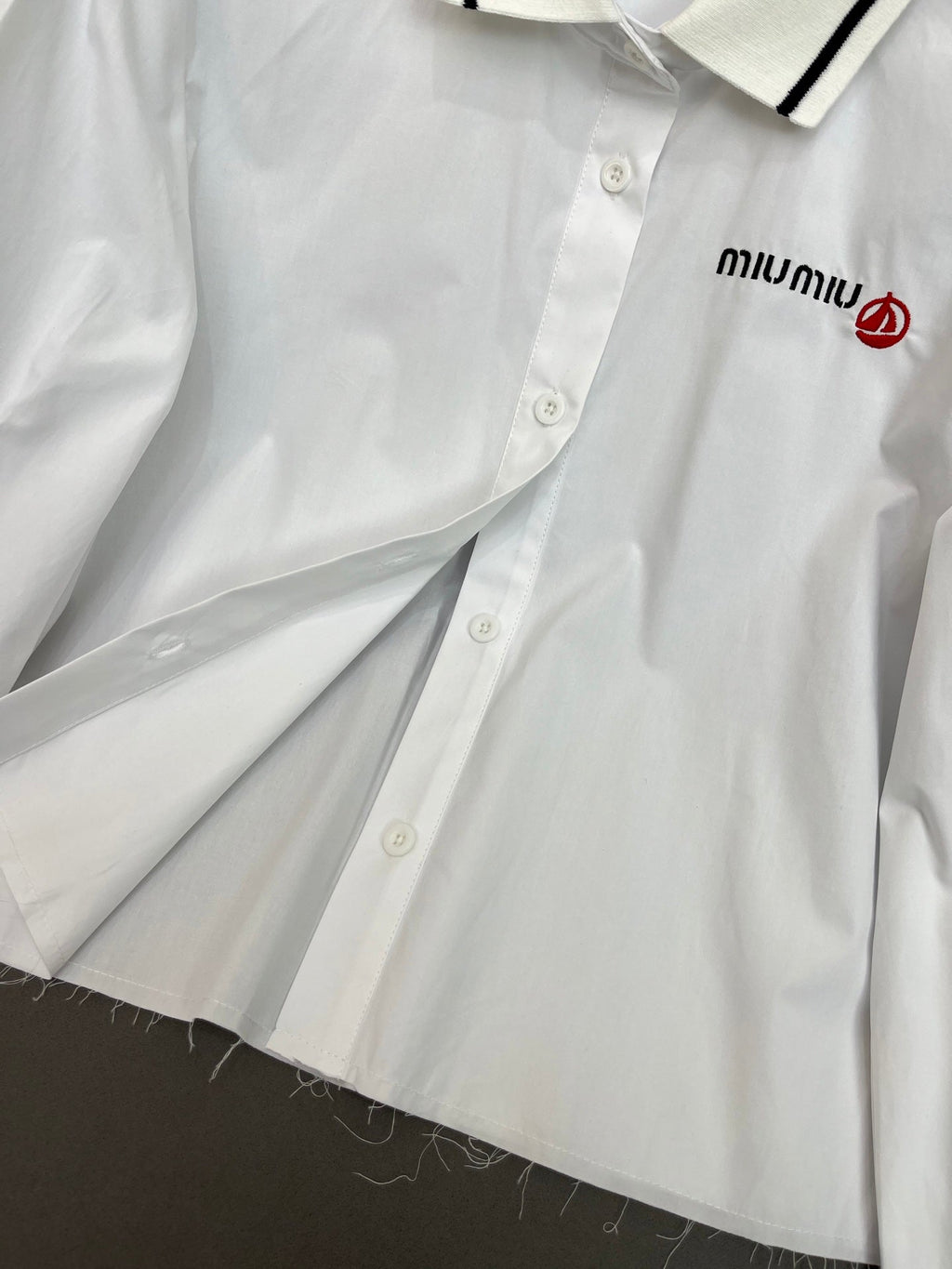 MIUMIU LONG-SLEEVE SHIRT 214505