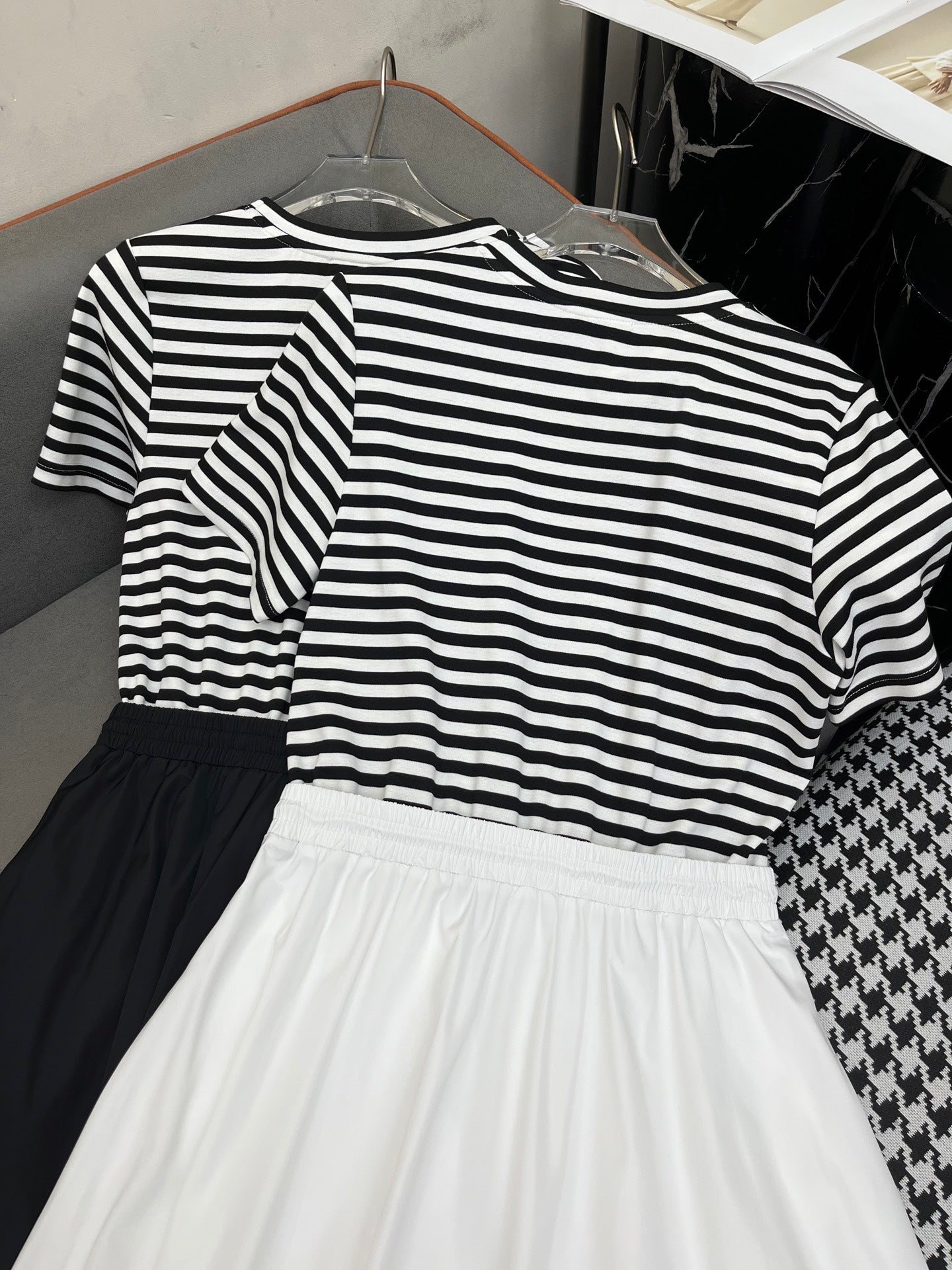 PRAD ROUND NECK DRESS 25S IN POLYESTER 266689