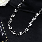 CHANEL 25S CHAIN BELT IN SILVER METALLIC 614472