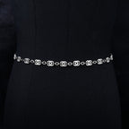 CHANEL 25S CHAIN BELT IN SILVER METALLIC 614472