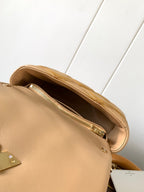 LV GO-14 MM 23cm Light Brown Lambskin GHW