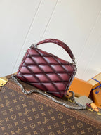 LV GO-14 MM 23cm Bordeaux Lambskin Metal HW