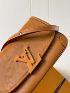 LV Buci Bag 24.5cm Brown Epi Leather 241086