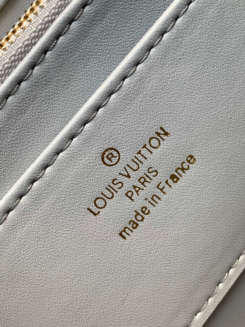 LV GO-14 MM 23cm Mix Pink Blue Lambskin GHW