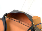 LV Low Key Messenger 30cm Black Calfskin GHW