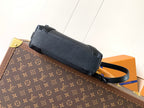 LV Nano LV Biker 23cm Black Sheepskin & Cowhide Metal