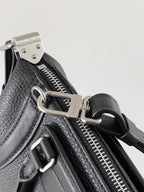 LV Nano LV Biker 23cm Black Sheepskin & Cowhide Metal