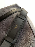 LV Nano LV Biker 38cm Black Light Gray Sheepskin & Cowhide Metal