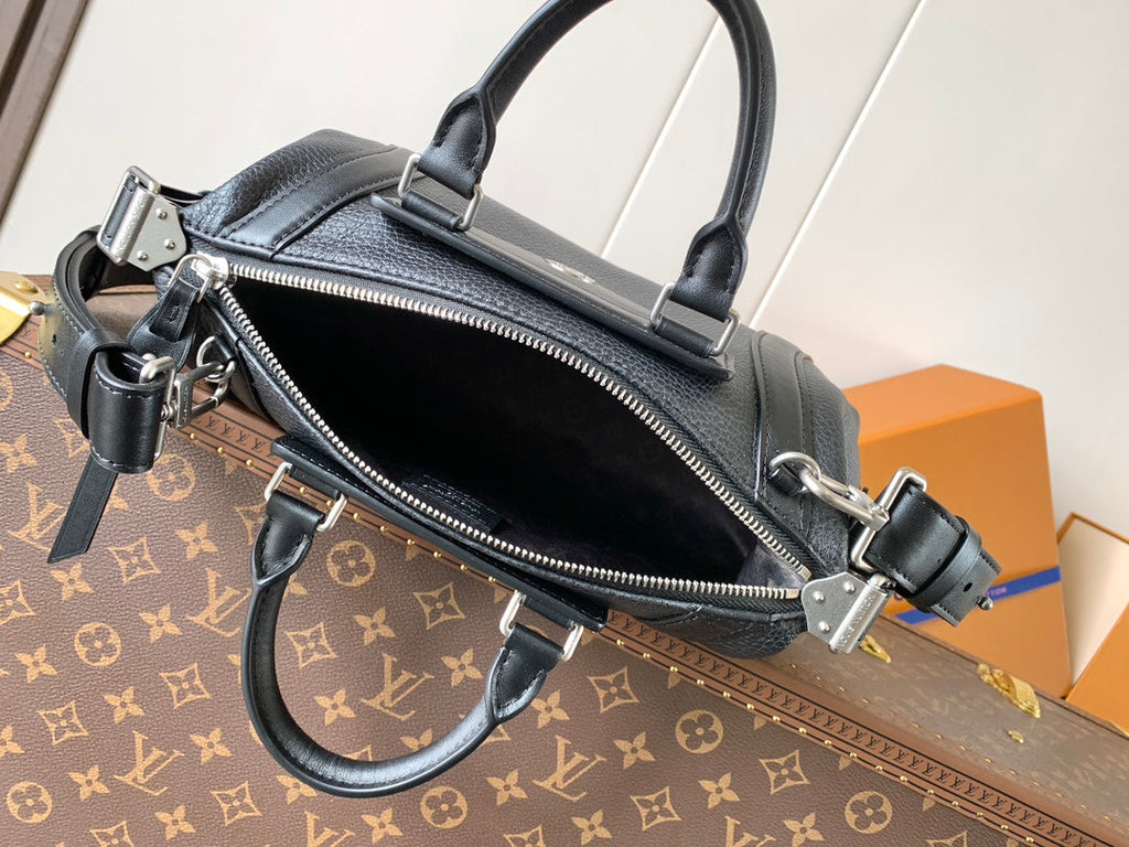 LV Nano LV Biker 38cm Black Sheepskin & Cowhide Metal