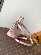 LV Alma BB Handbag 18cm Pink Epi Cowhide Metal HW