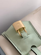 LV M26905 Express PM Handbag 26cm Sea Mist Cowhide GHW