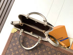 LV City Avenue PM 30cm Apricot Monogram Embossed Shadow Cowhide