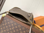 LV M25904 Hand It All PM Taupe Perforated Mahina Calfskin