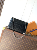 LV M28137 Trunkie Black Calfskin
