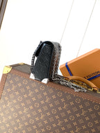 LV M28137 Trunkie Black Calfskin