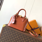 LV M25538 Alma BB Golden Brown Epi Leather