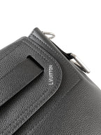 LV Steamer 30 Black Suede Leather