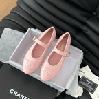 MARY JANE SHOES IN LIGHT PINK LAMBSKIN