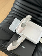 CLASSIC HIGH SLINGBACK GREY CLOUD SUEDE