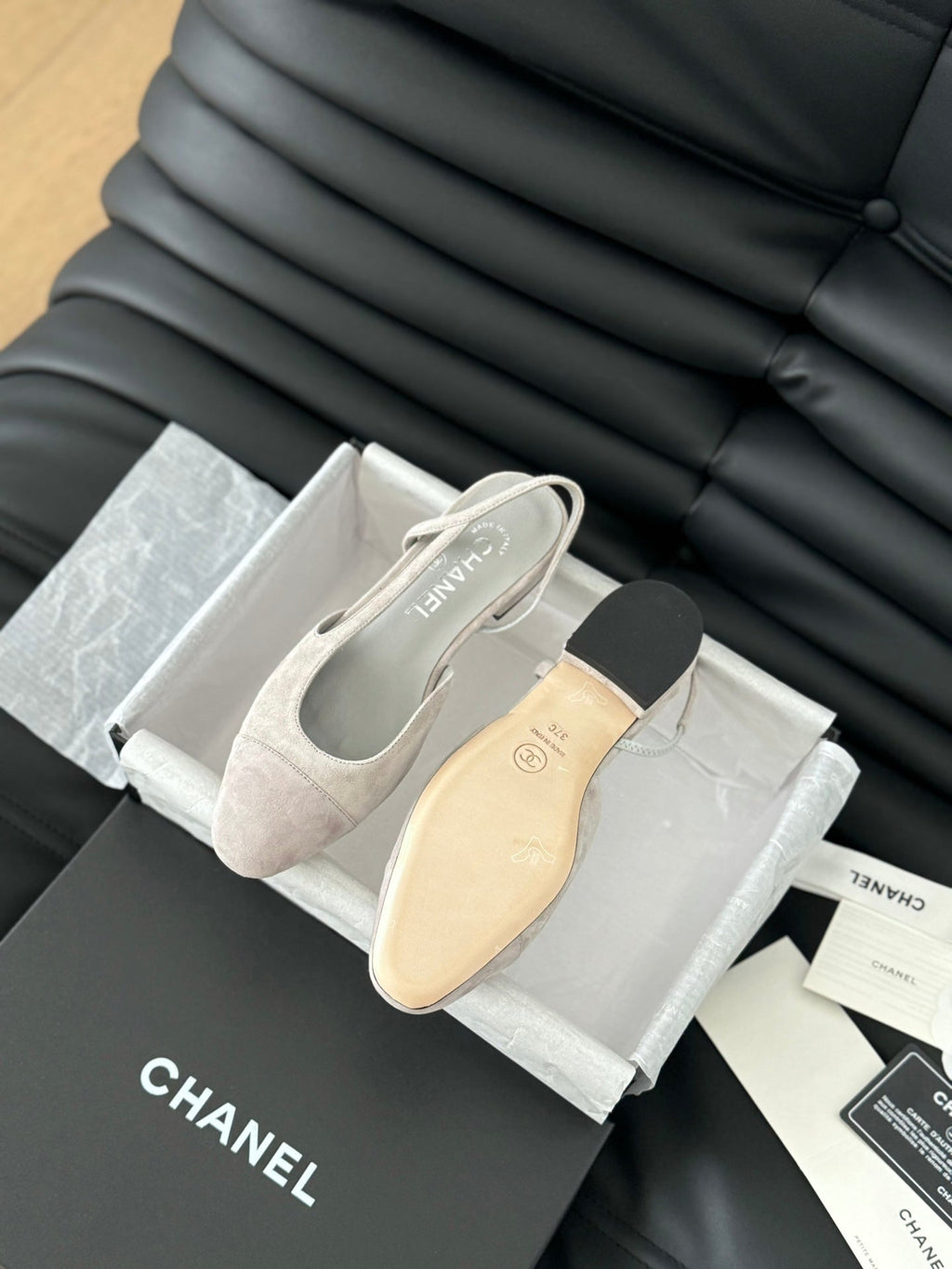 CLASSIC SLINGBACK GREY CLOUD SUEDE