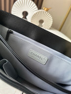 CC 2229 Classic Flap Bag 34cm Black Quited Lambskin