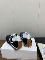 LW FLOW RUNNER SNEAKER BLACK-BROWN SUEDE