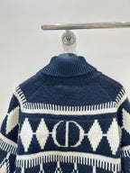 DIOR 25S PATTERNED TURTLENECK SWEATER 718