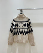DIOR 25S PATTERNED TURTLENECK SWEATER 719