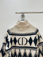 DIOR 25S PATTERNED TURTLENECK SWEATER 719